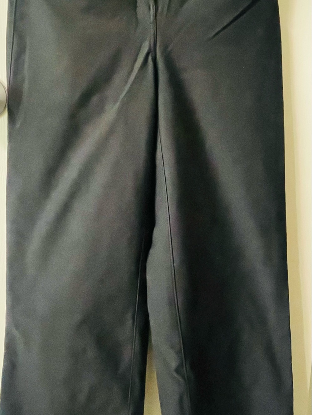 lululemon athletica Black Cropped Wide-Leg Pants